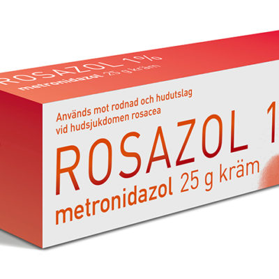 Rosazol förpackning 25 g kräm